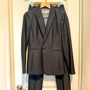 Tahari dark grey suit 2